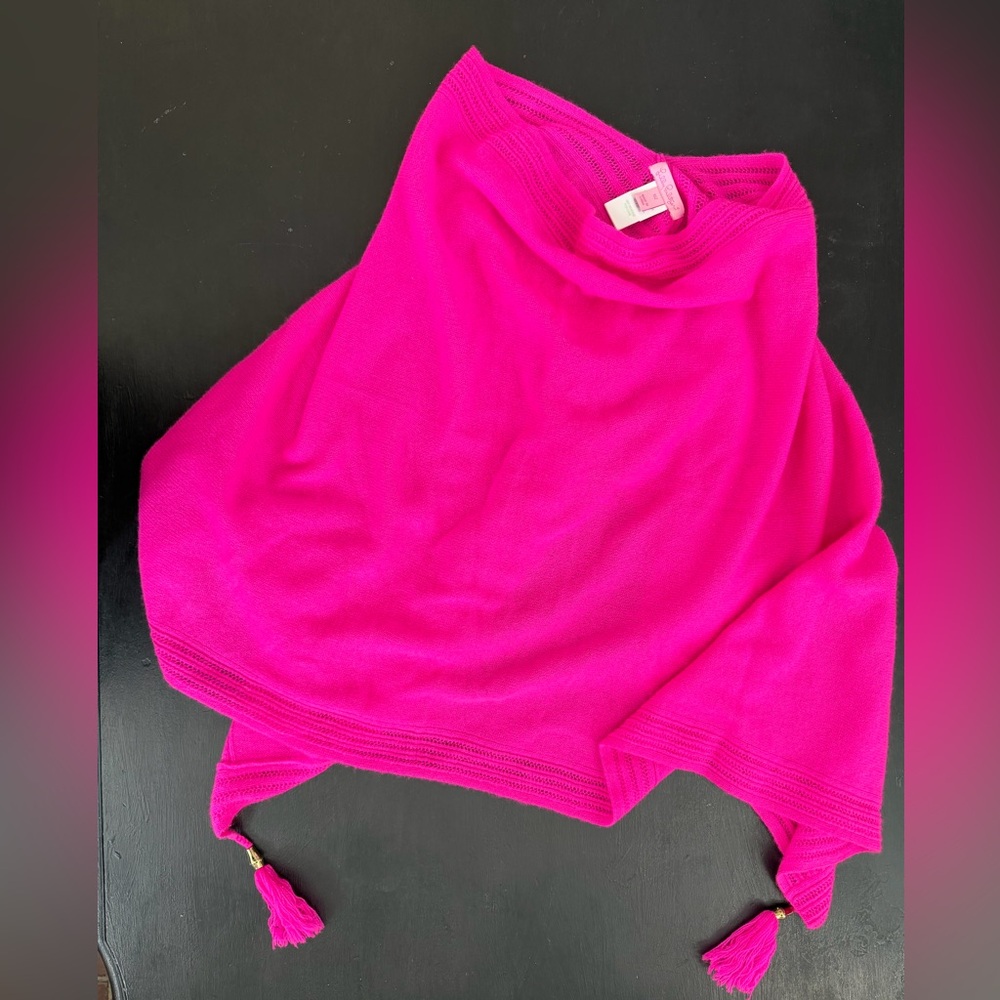 Lilly Pulitzer Cashmere Poncho or Wrap NWOT